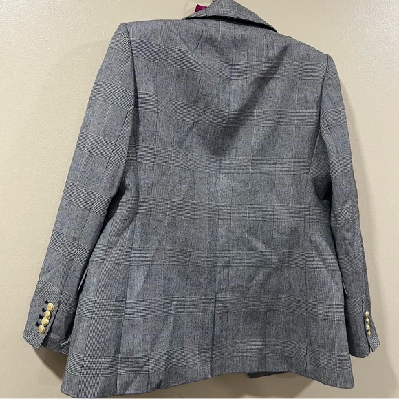 J.Crew Brynn blazer in plaid English wool blend Size 4 - Picture 7 of 11